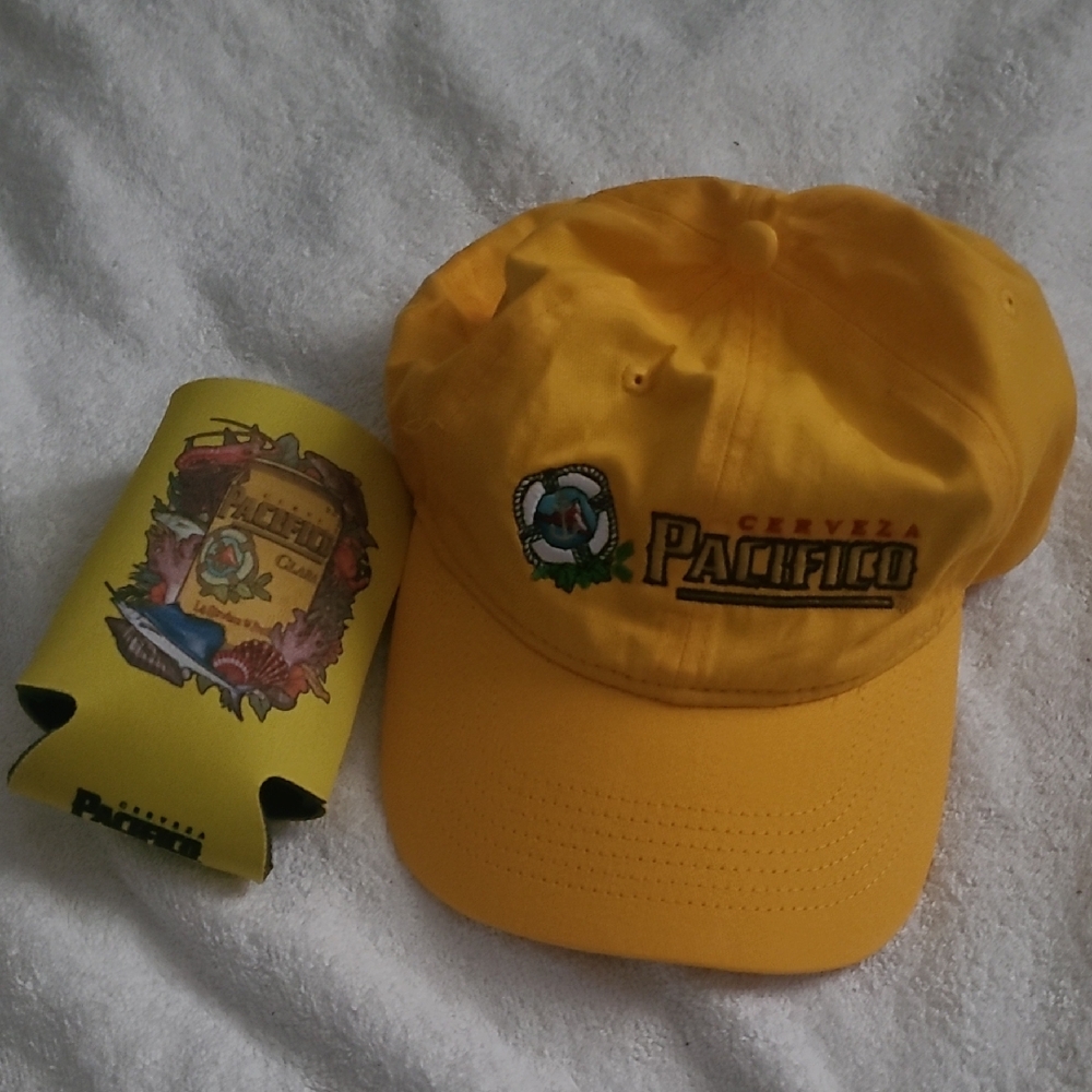 Pacifico Logo Baseball Hat And Logo